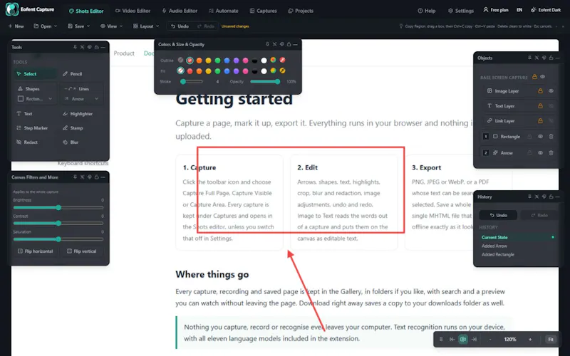 Eofent Capture screenshot 2