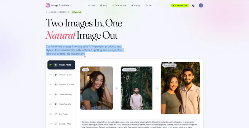 Image Combiner screenshot 1