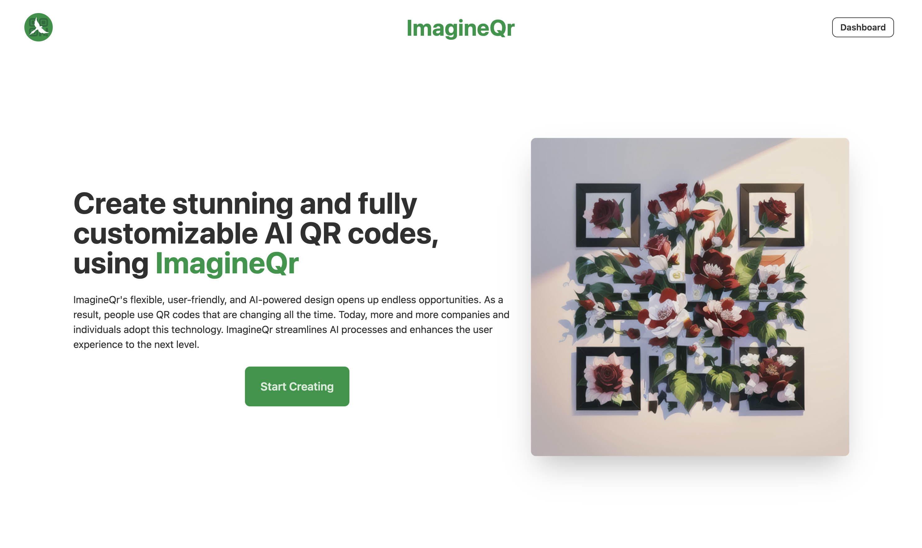 startuptile ImagineQr-Stunning AI QR codes for any business