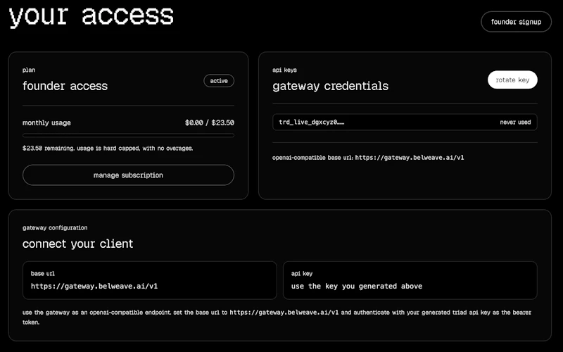 Belweave Triad screenshot 3