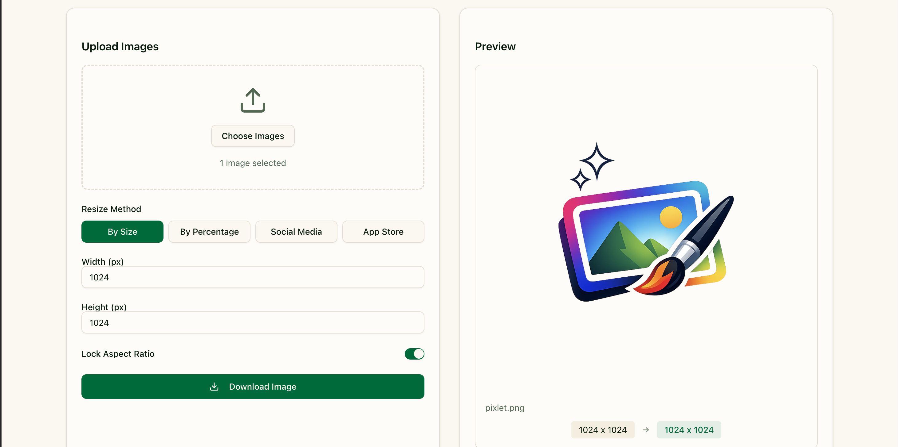Pixlet - Screenshot 2 showing product features and functionality