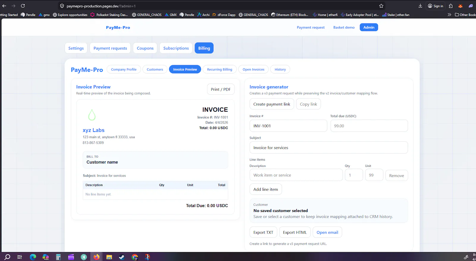 PayMe Pro *** XYZ Labs *** screenshot 5