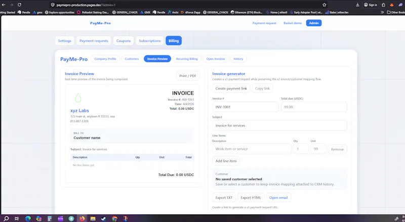 PayMe Pro *** XYZ Labs *** screenshot 5