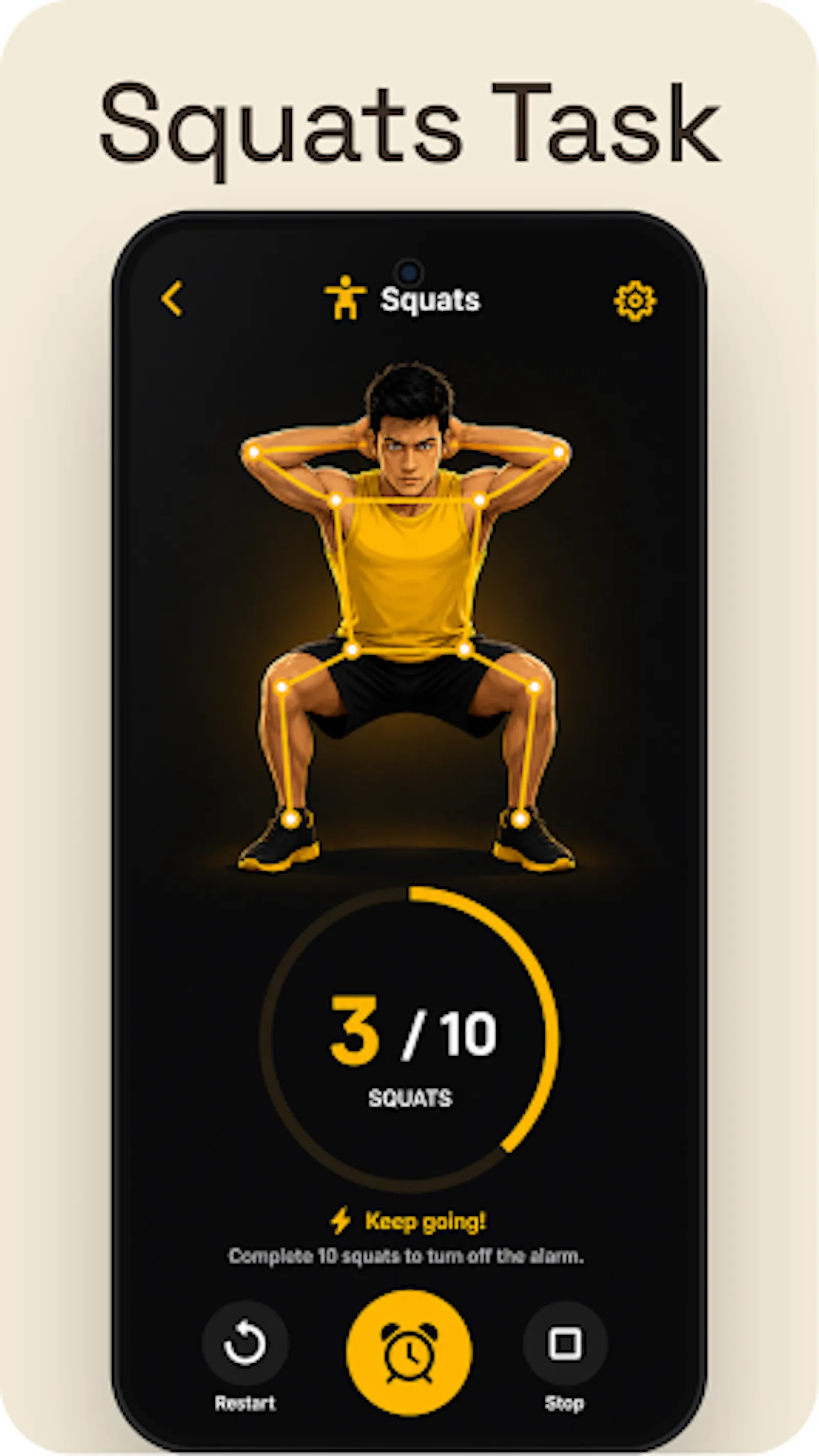 Iron Alarm : Pushups & Squats screenshot 4