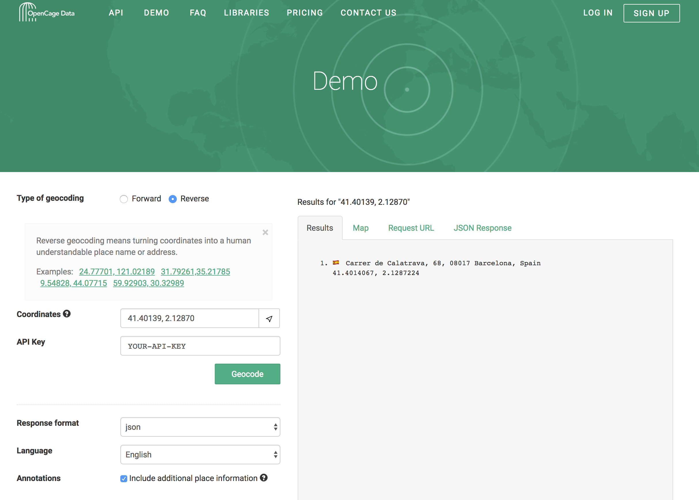 OpenCage Geocoder gallery image