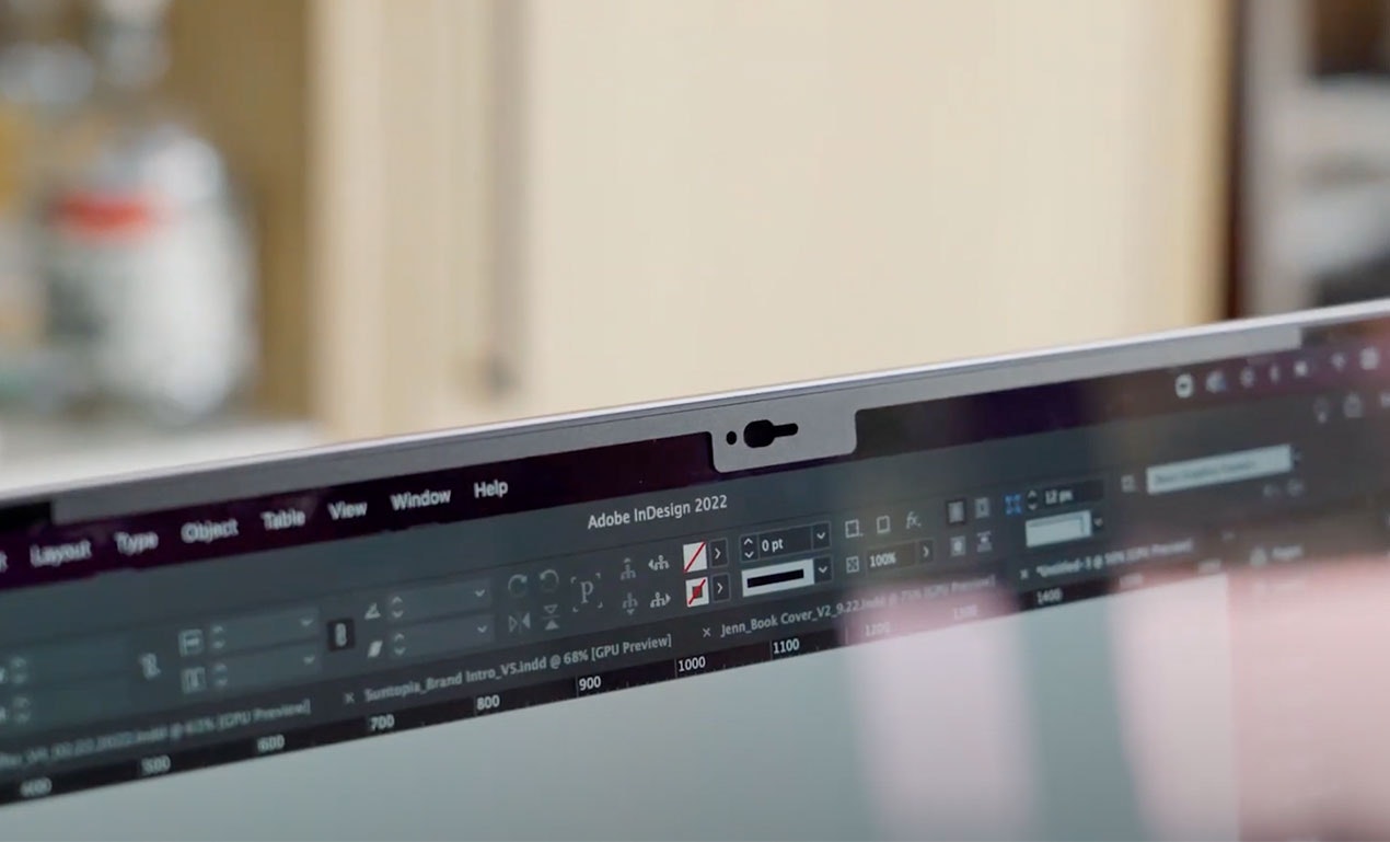MacBook 2022 용 Eyebloc 웹캠 커버 미디어 2