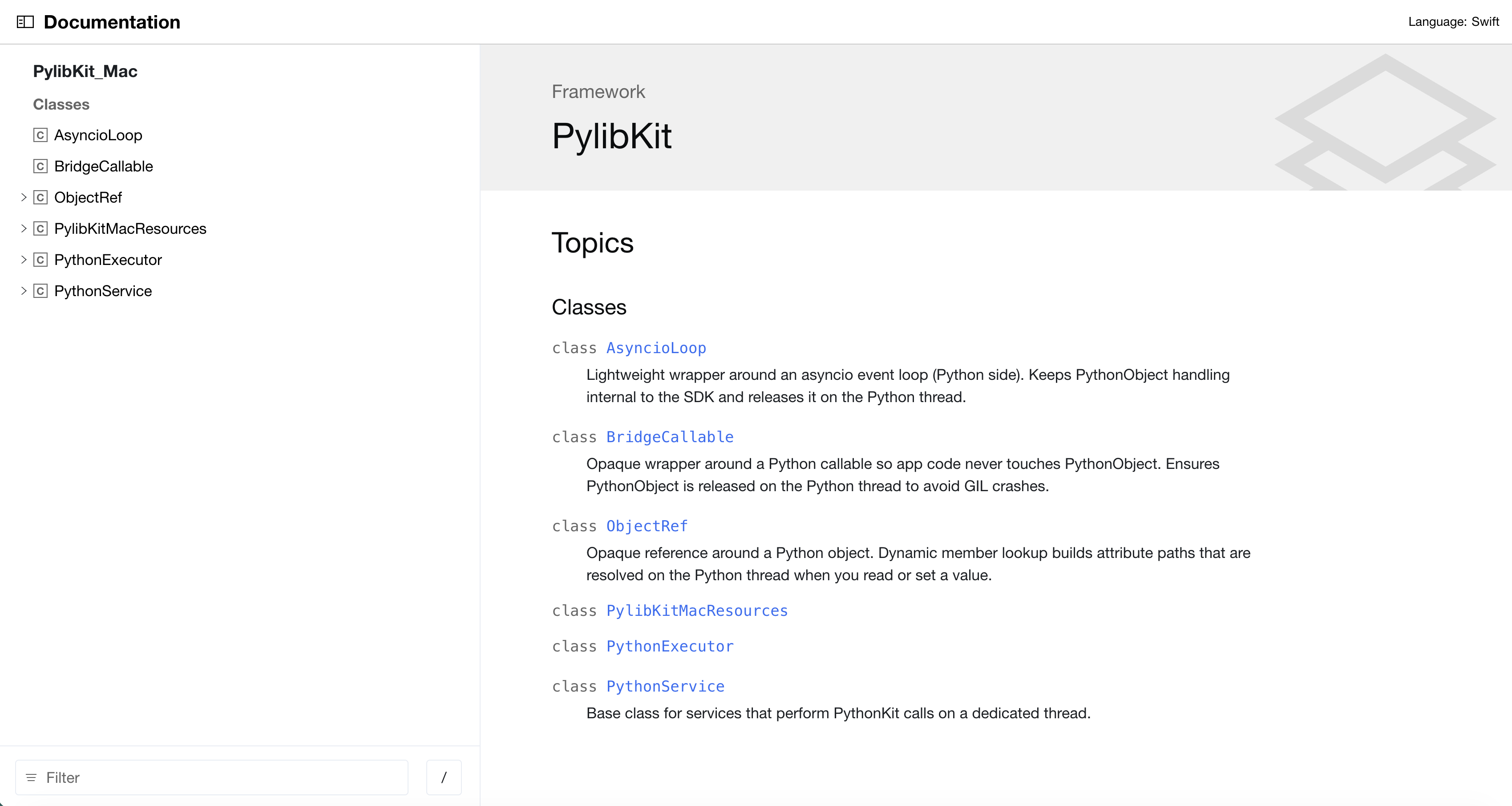 PylibKit: Python as a Swift SDK - Screenshot 3 showing product features and functionality
