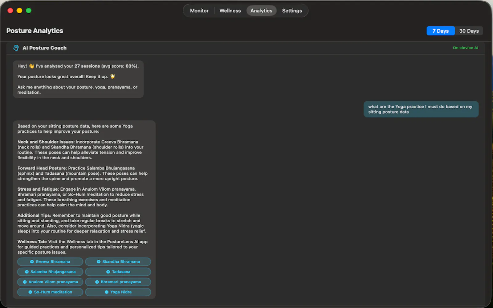 PostureLens AI screenshot 4