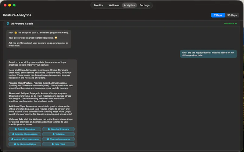 PostureLens AI screenshot 4