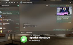 Spatial Message - for WhatsApp media 1