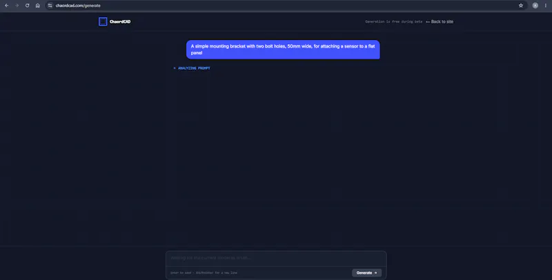 ChaordCAD screenshot 1
