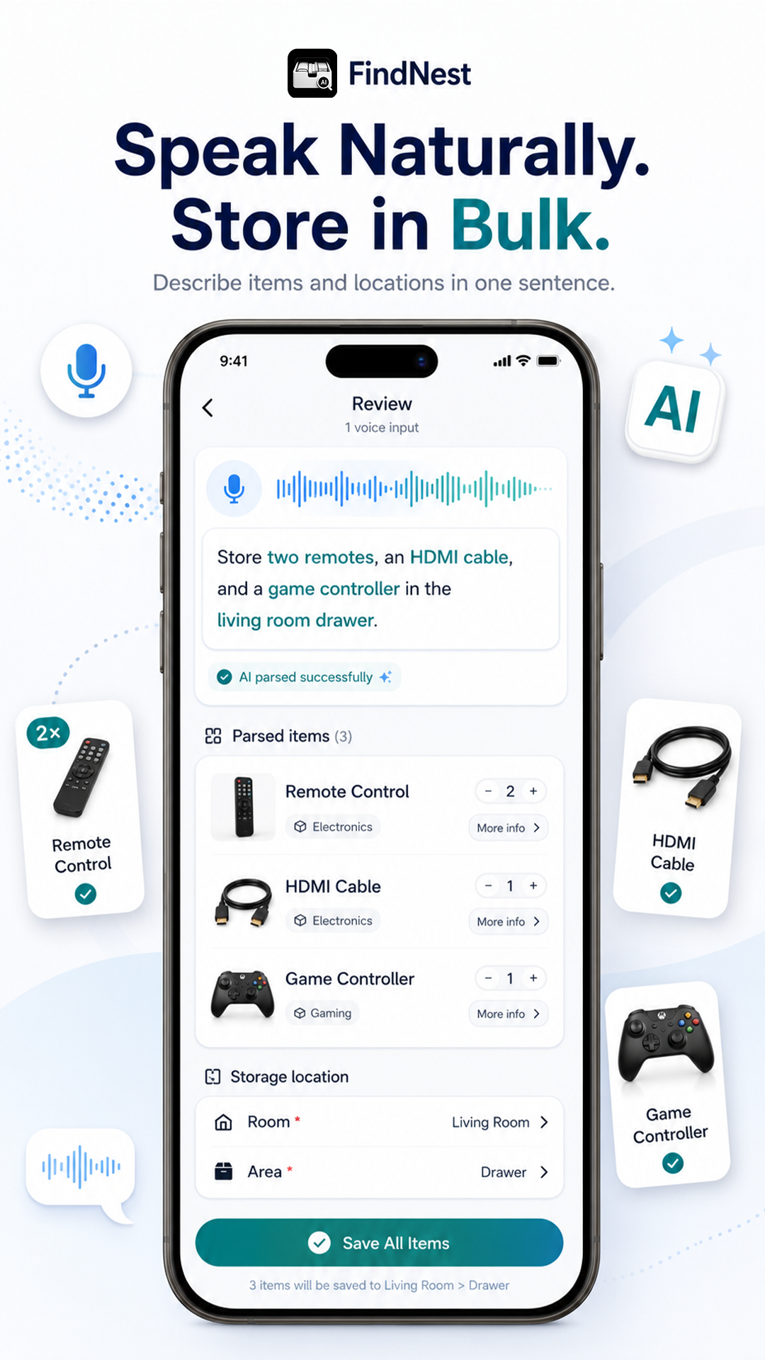 FindNest: Ai Item Store&Find gallery image