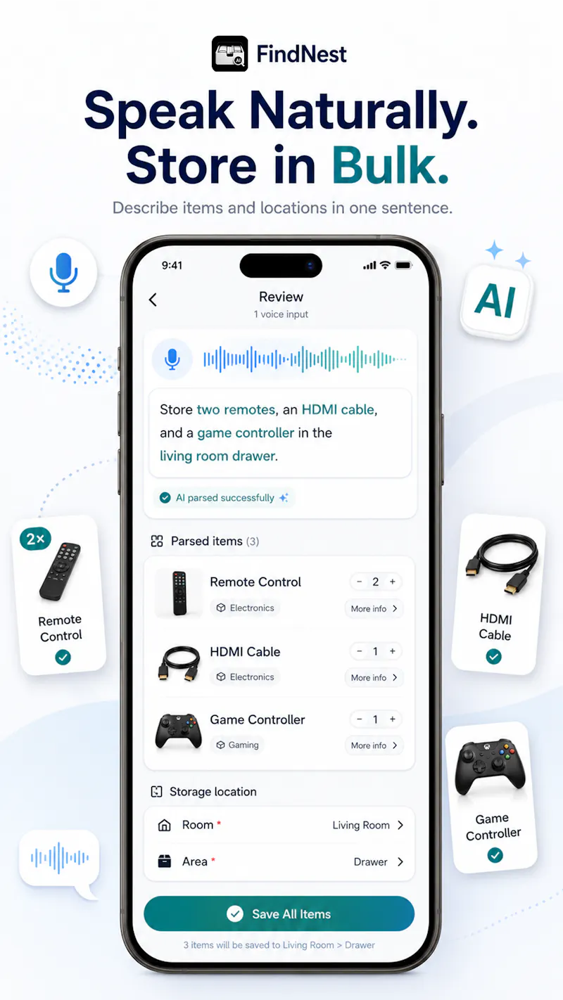 FindNest: Ai Item Store&Find screenshot 3