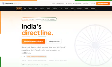 Seedhi Baat — India's Constituency OS gallery image