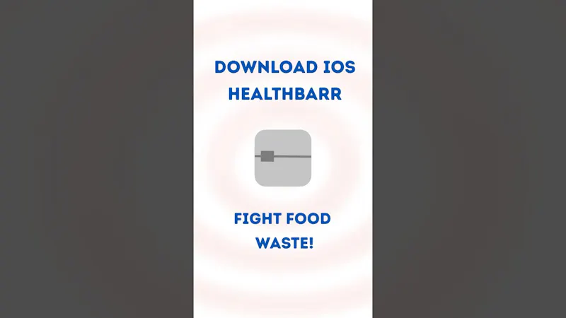 HealthBarr Fridge Food Tracker  screenshot 1 (video preview)