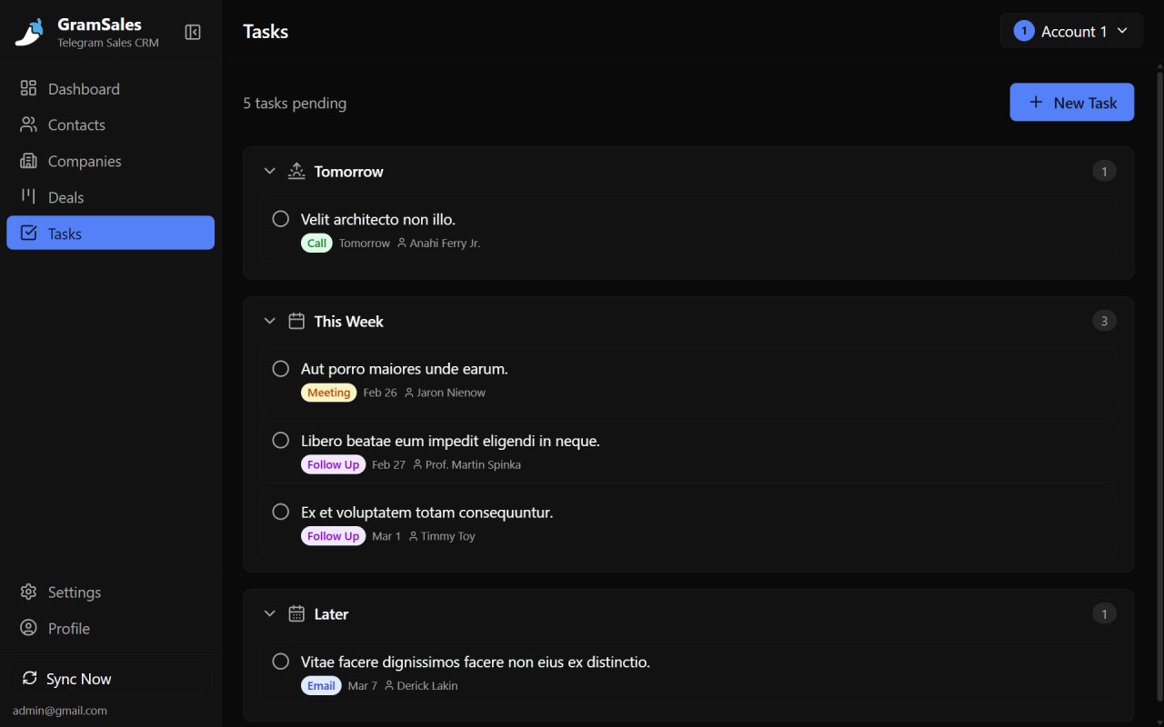 GramSales - Screenshot 4 showing product features and functionality