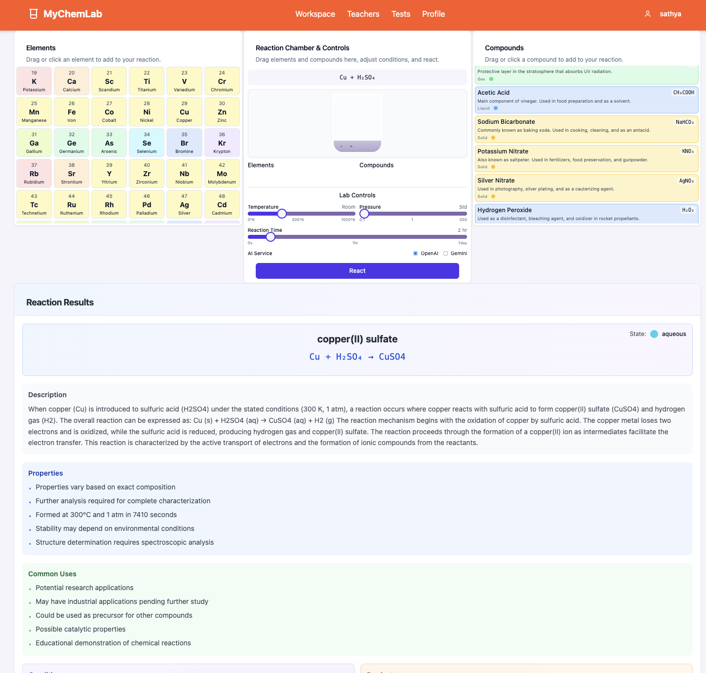 وسائط MyChemLab - مختبر كيمياء مدعوم بالذكاء الاصطناعي لطلاب مرحلة الروضة وحتى الصف الثاني عشر 1