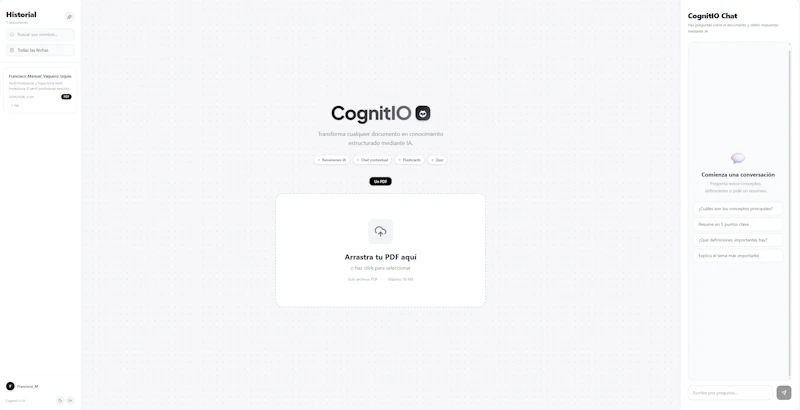 CognitIO — IA para el estudio screenshot 2