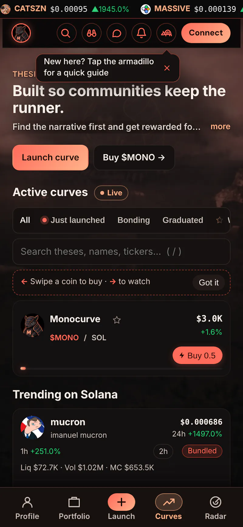 Monocurve screenshot 2