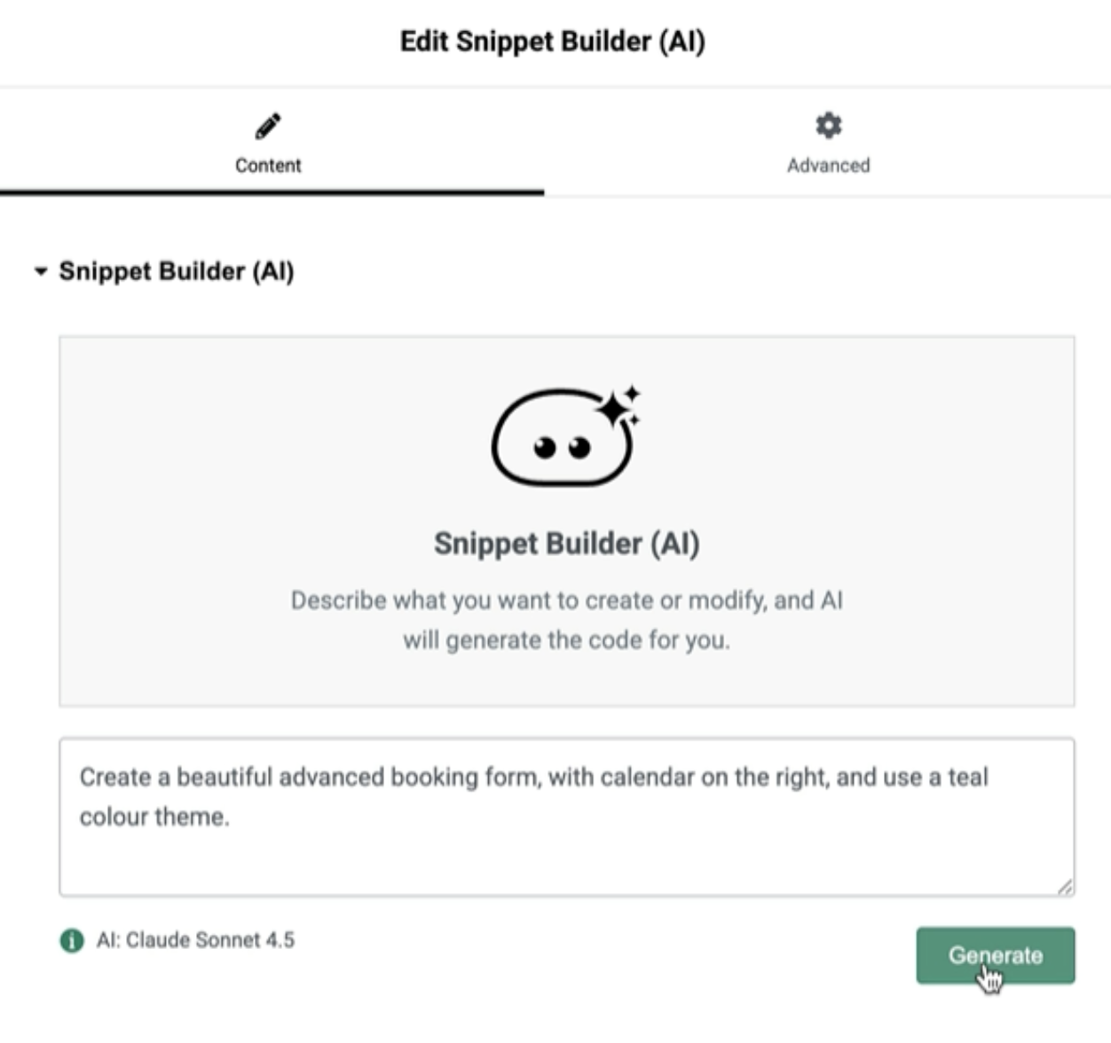 AI-powered snippet plugin for WordPress gallery image