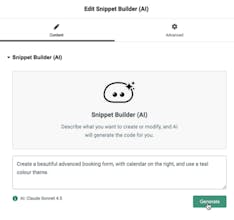 AI-powered snippet plugin for WordPress gallery image