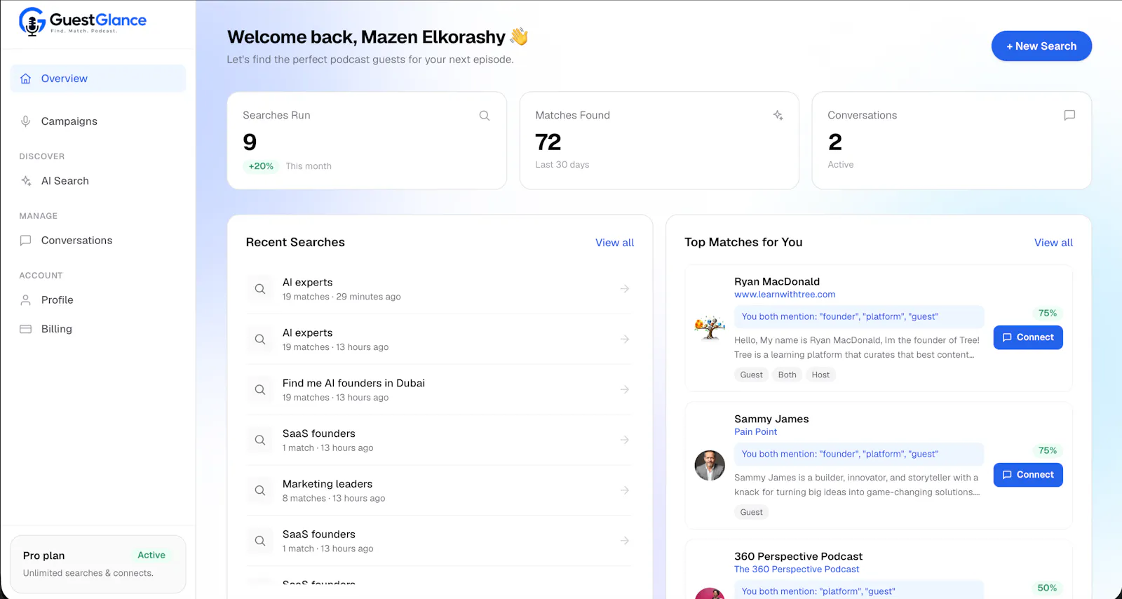 Guest Glance screenshot 2