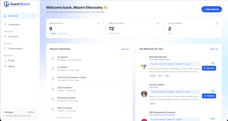 Guest Glance screenshot 2