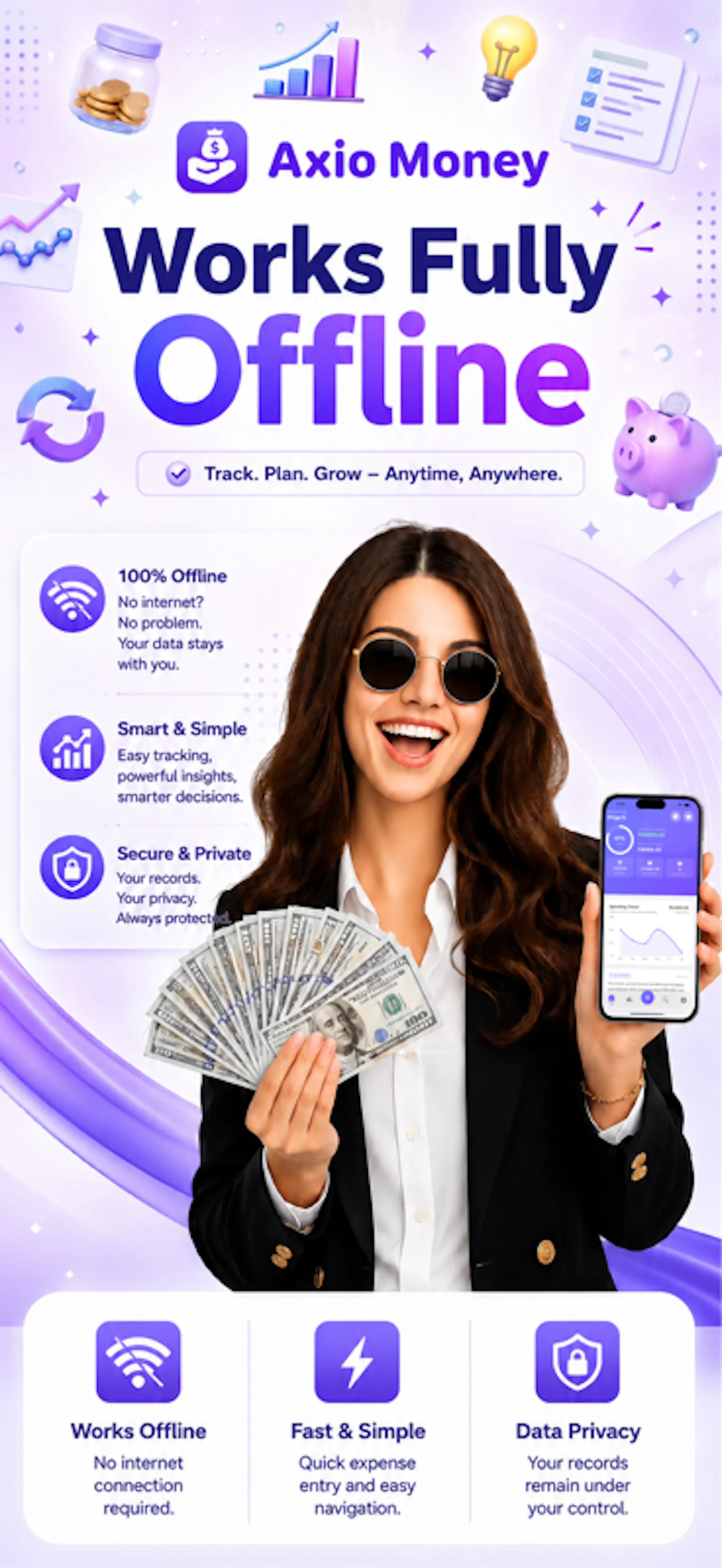 Axio Money: Expense Tracker Offline  screenshot 2