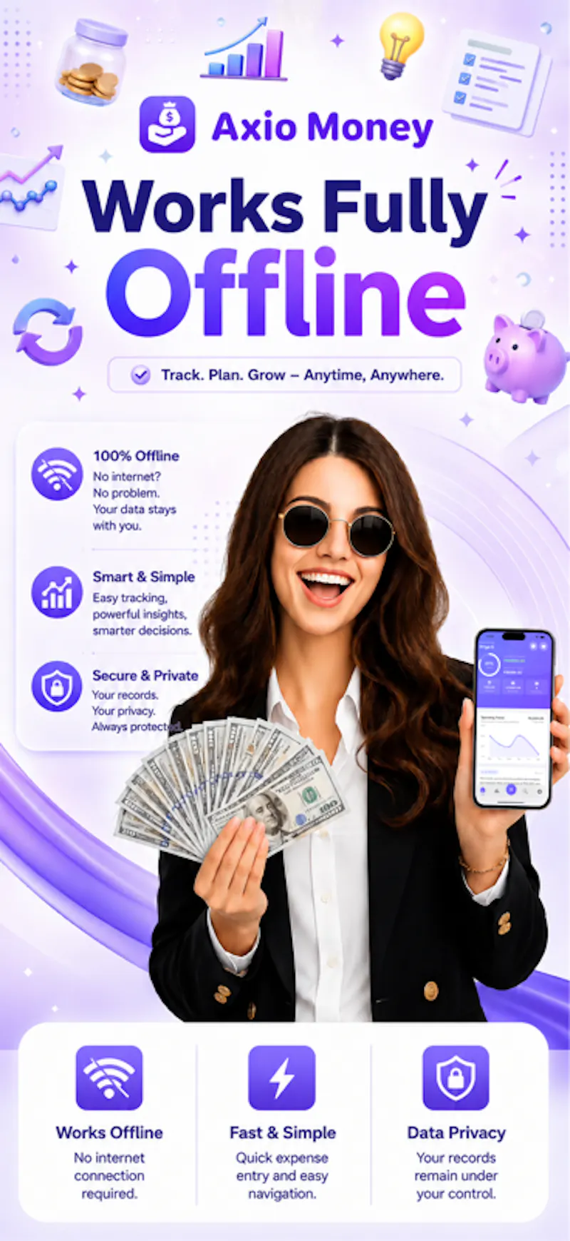 Axio Money: Expense Tracker Offline  screenshot 2