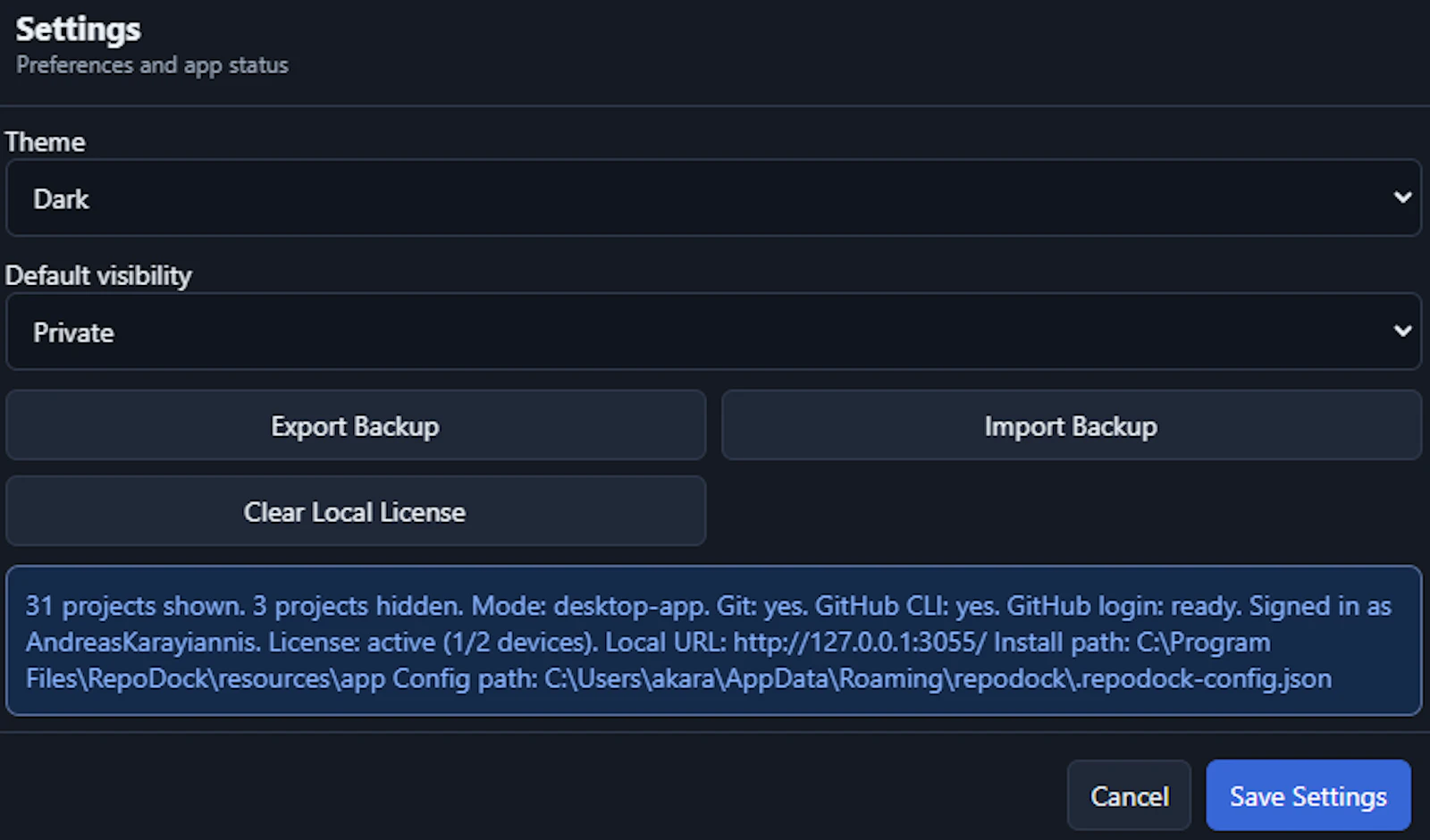 RepoDock screenshot 4