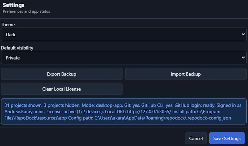 RepoDock screenshot 4