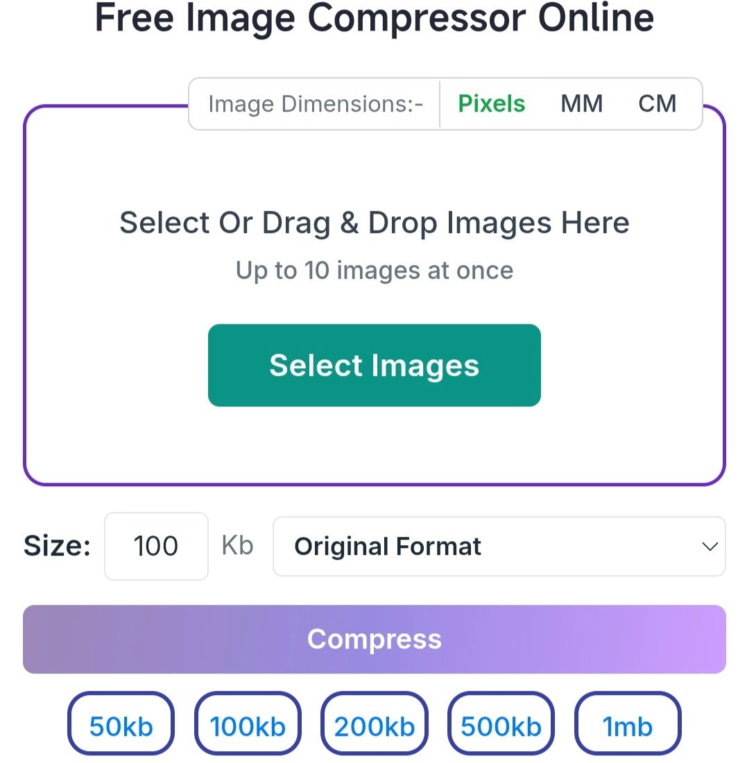 Savedfast Image Compressor
