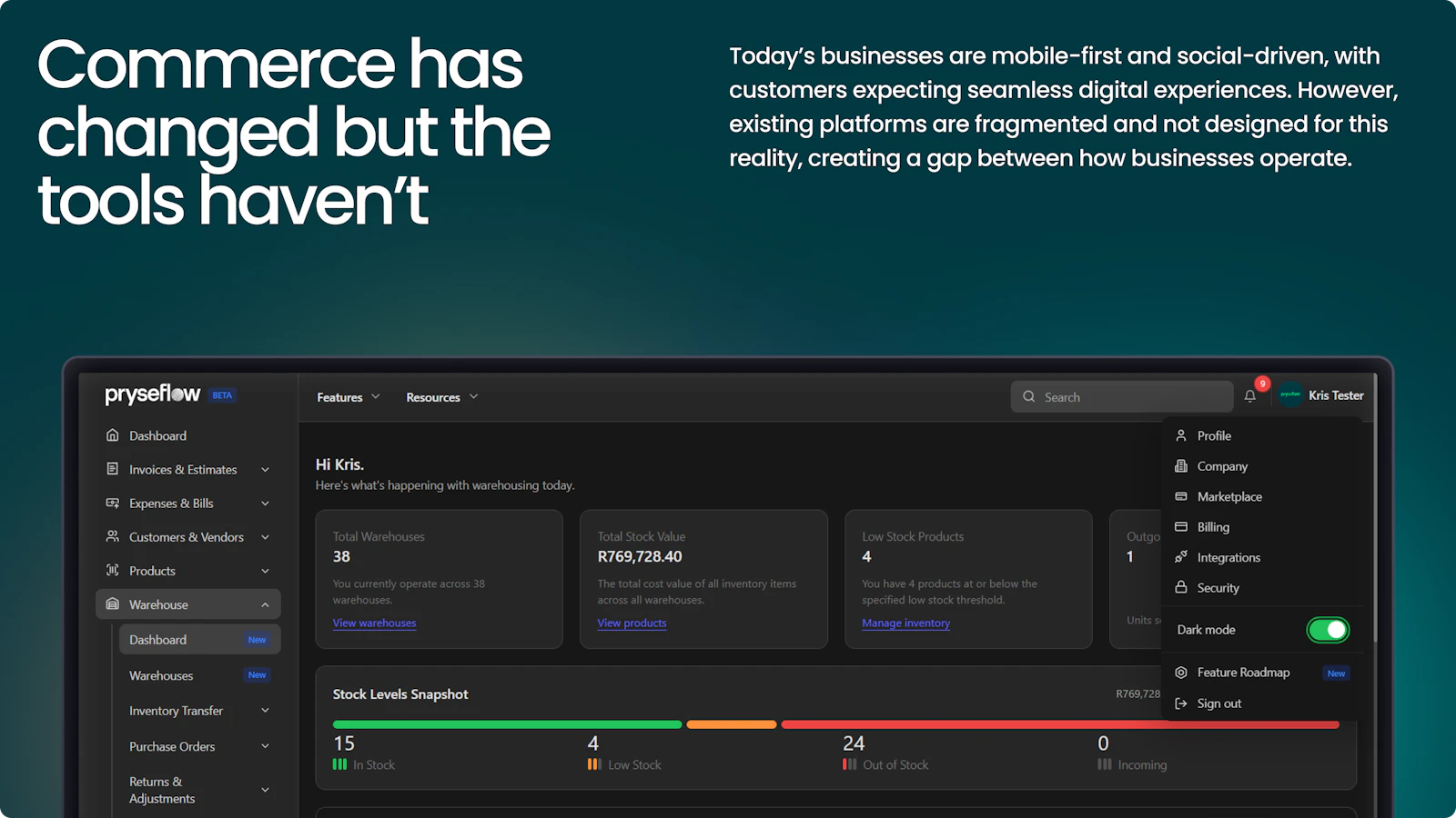 Pryseflow screenshot 1