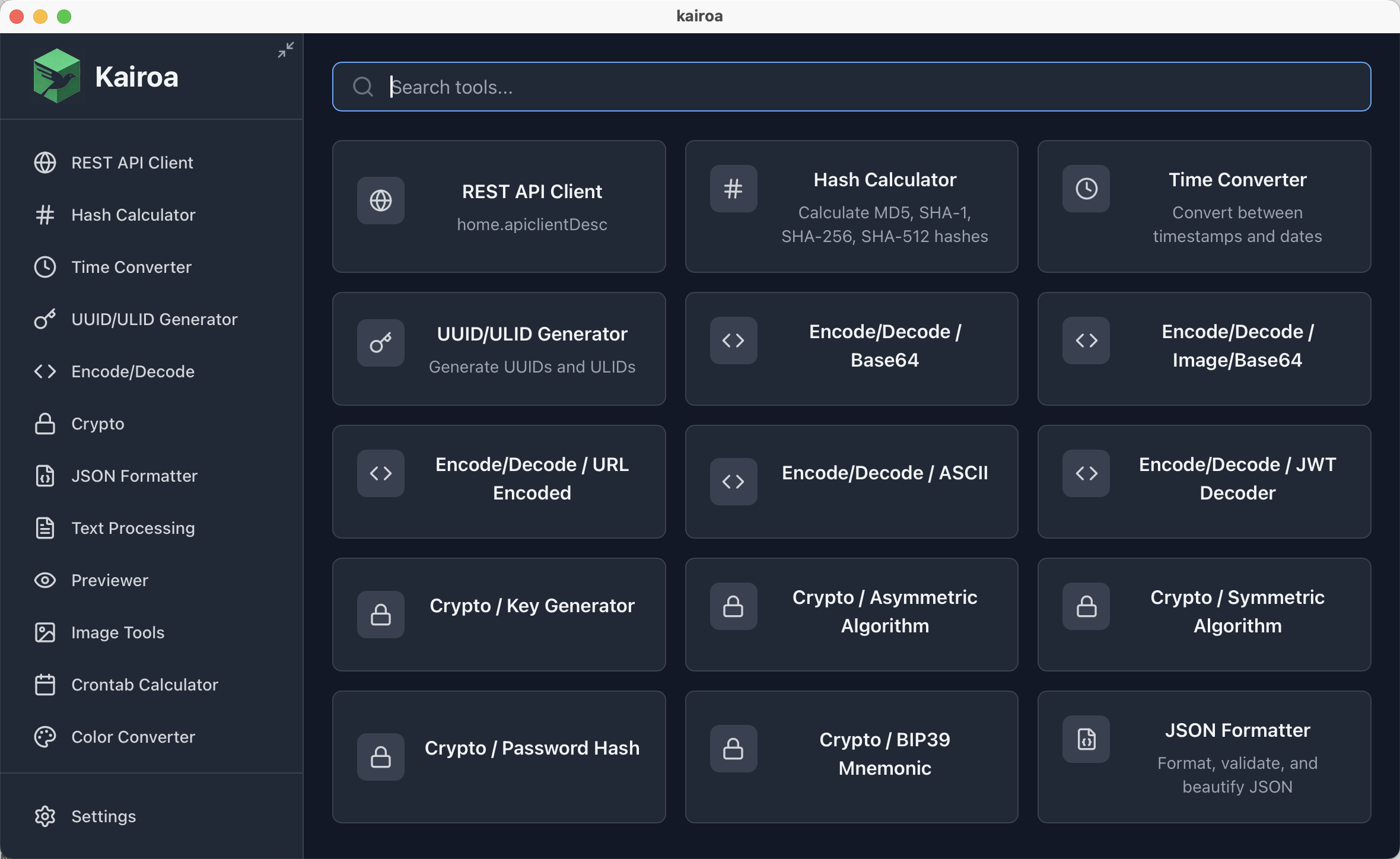 Kairoa - Screenshot 2 showing product features and functionality