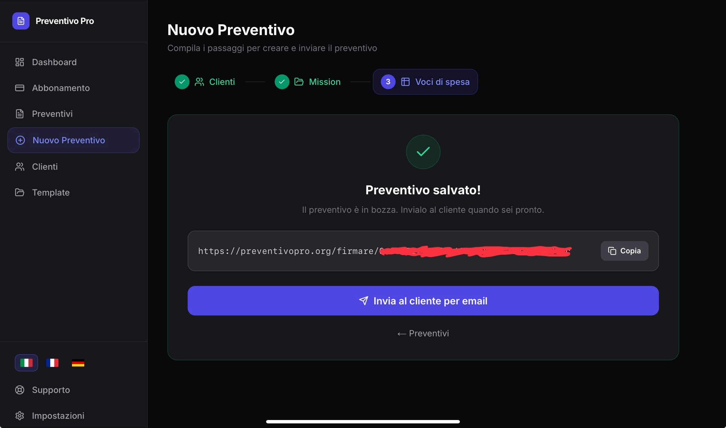 Preventivo Pro gallery image