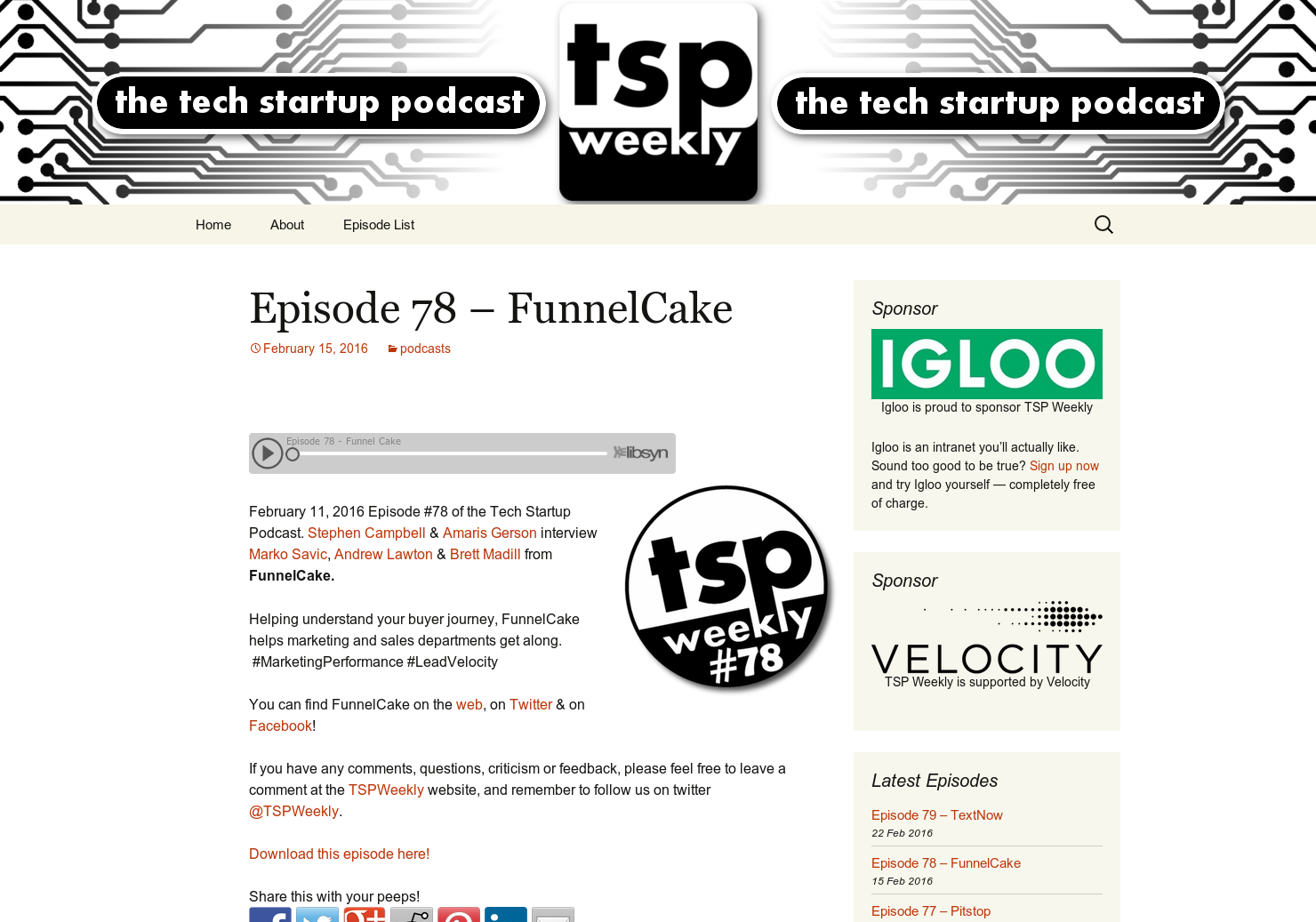 TSP Weekly - FunnelCake gallery image