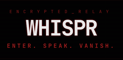 Whispr — Anonymous ephemeral chat rooms logo