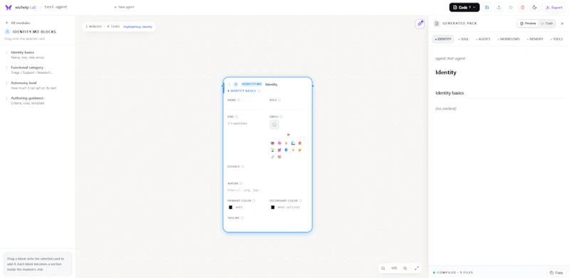 wizhelp Lab — Agent Designer screenshot 3