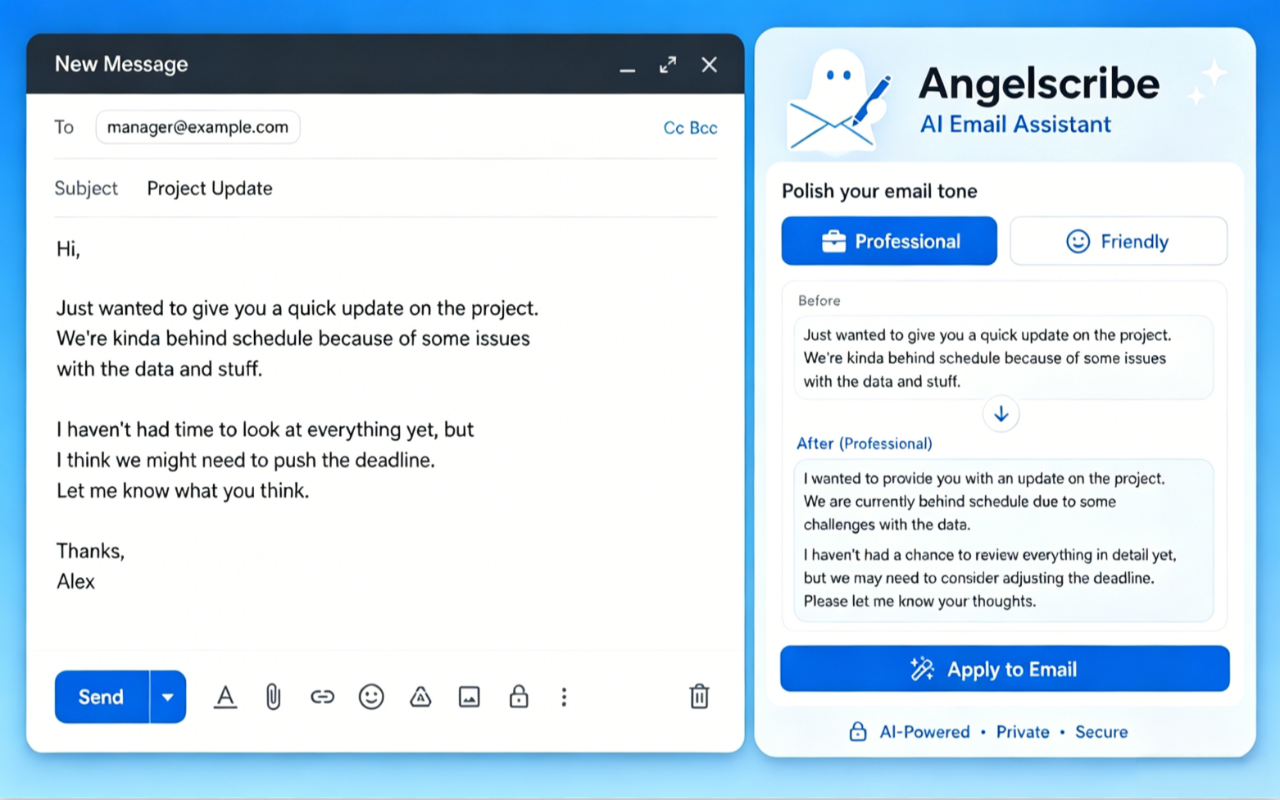 Angelscribe: AI Email Writer & Reply gallery image