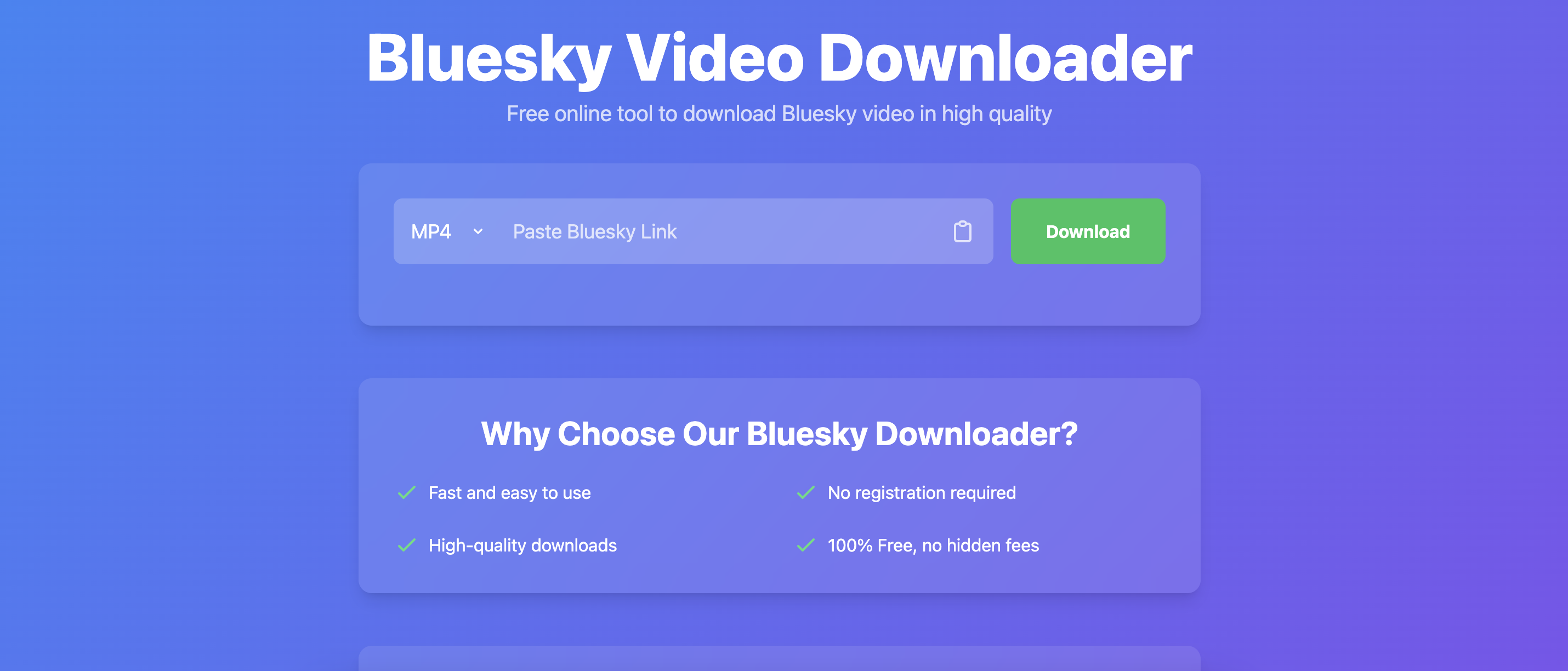 Blueskyビデオダウンローダー media 2
