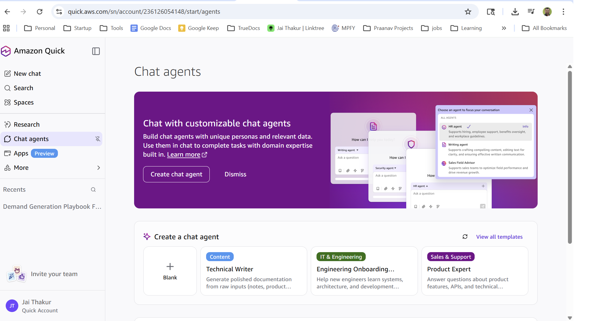 Amazon Quick Agent gallery image