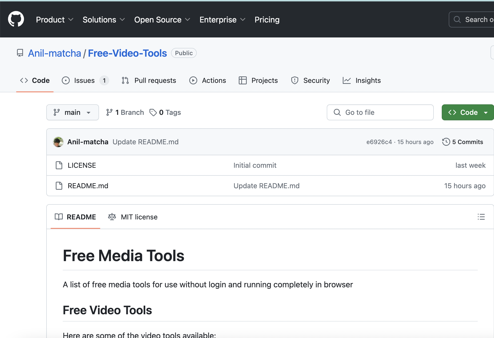 Free Video editing tools gallery image