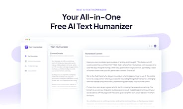 「Text-Humanizer.comのユーザーインターフェースのスクリーンショット。コピーウィンドウに入力フィールドが表示されています。」