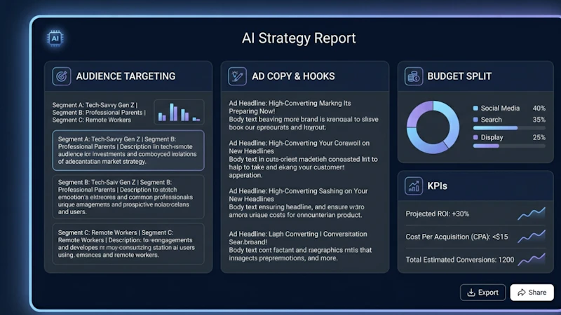 Meta Ads Campaign Planner screenshot 3