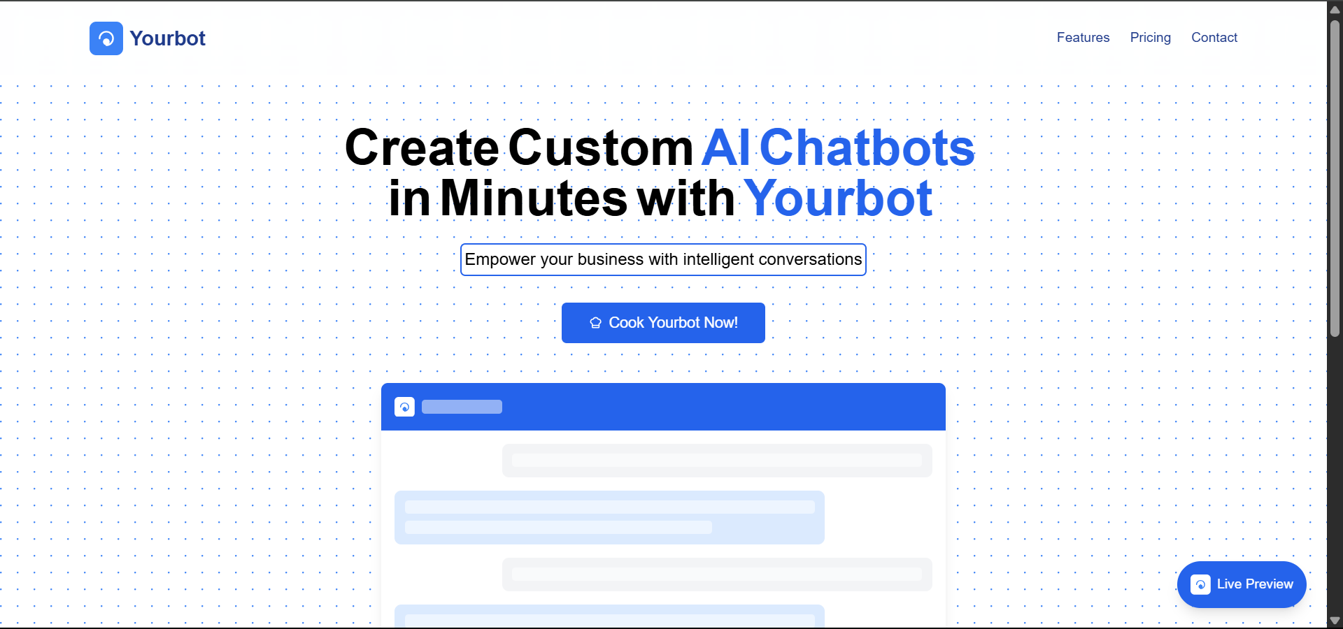Dein Bot - Erstellen Sie in wenigen Minuten benutzerdefinierte KI -Chatbots mit Ihrem Bot Medien 3