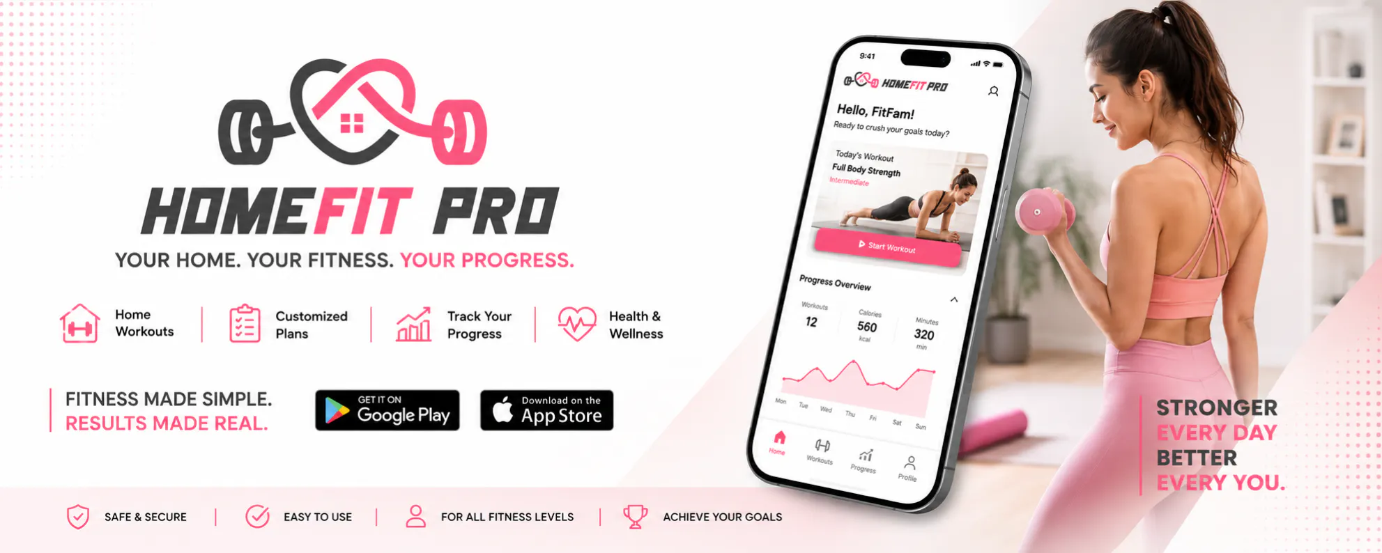 Workout for Women: HomeFitPro