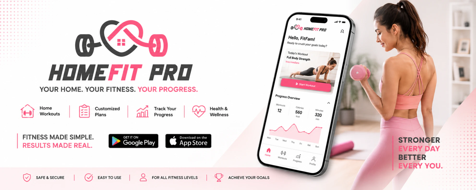 Workout for Women: HomeFitPro
