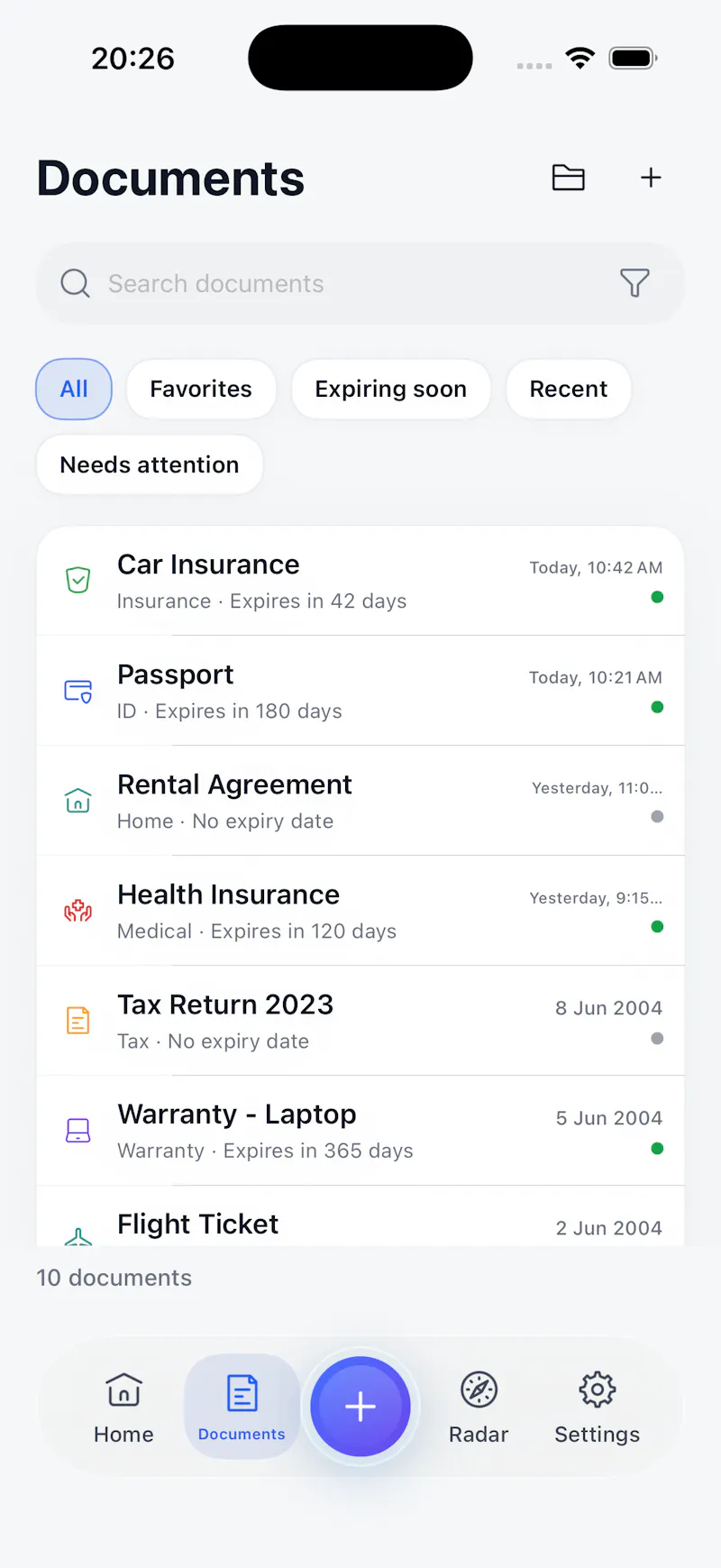 HomeVault screenshot 2