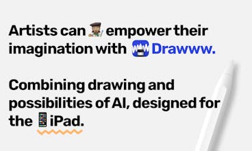 iPad에서 실시간 AI 그림 그리기를 보여주며 장치 내 추론 속도와 빠른 생성 속도를 자랑합니다.
