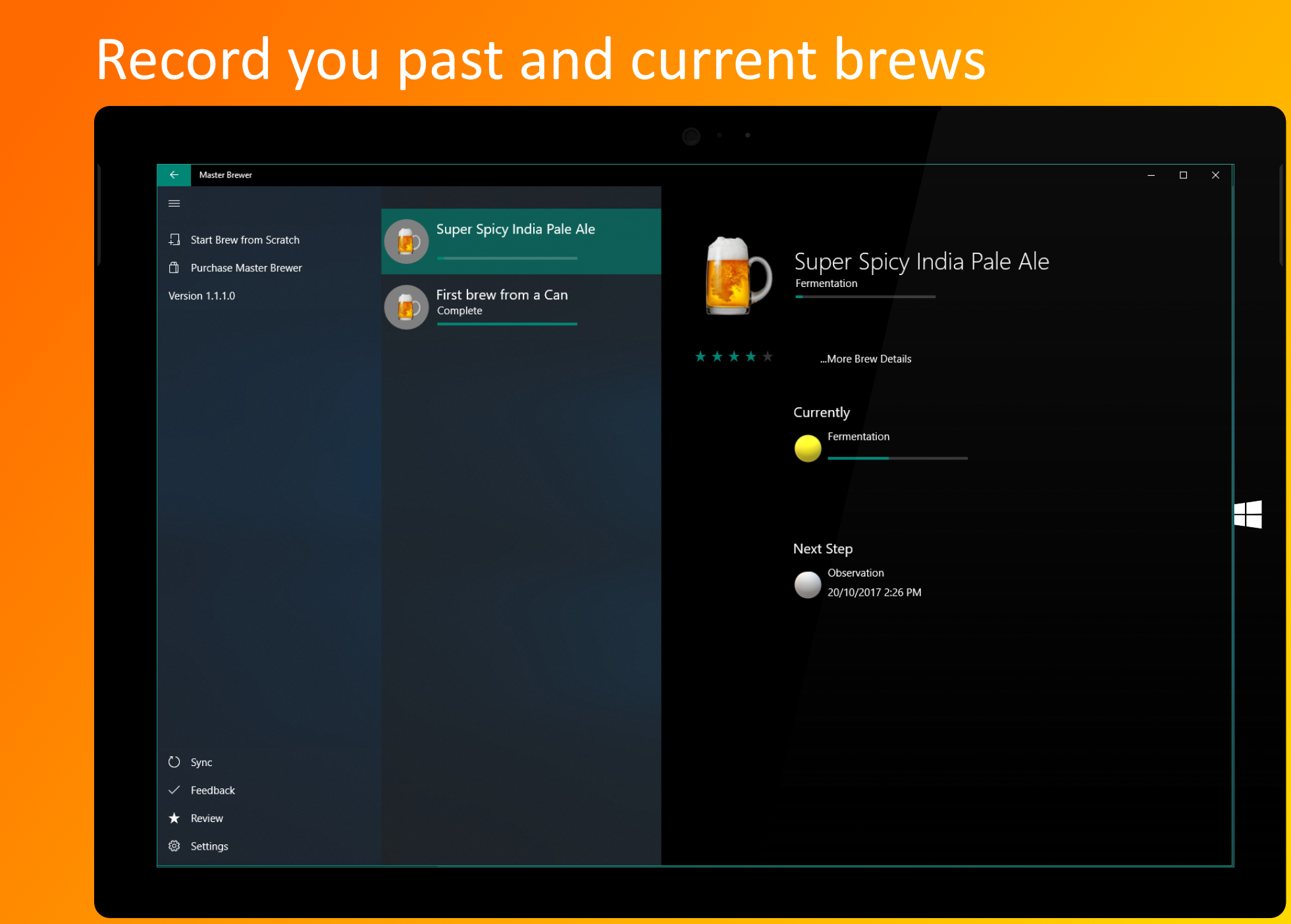Master Brewer for Windows 10 (Discontinued) gallery image